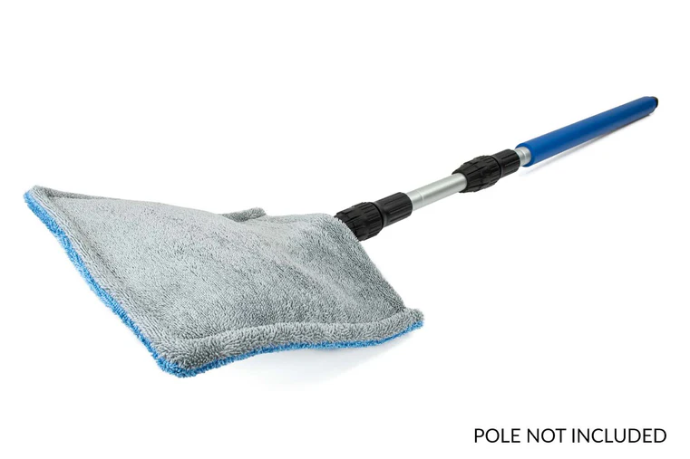 Autofiber [Mitt on a Stick PRO]  Locking Head Wash Tool with (61" Pole)