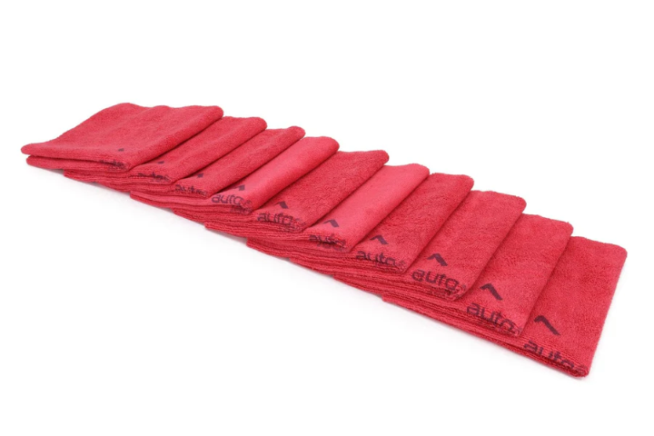 Autofiber [Quadrant Wipe] Microfiber Coating Leveling Towel (16 in. x 16 in.) 390 GSM - 10 pack