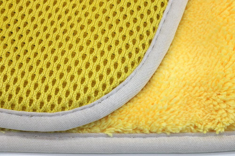 Autofiber [Multi Flip] Four Weave Microfiber Towels - Mesh | Twist | Plush | Waffle (8 in. x 8 in., 500/400/360/300 gsm) 3 pack Towel - Autofiber Canada