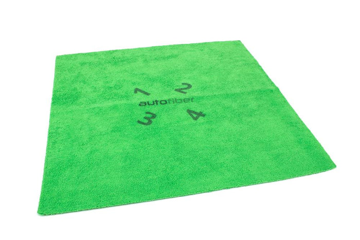 Autofiber [Quadrant Wipe] Microfiber Coating Leveling Towel (16 in. x 16 in.) 390 GSM - 10 pack