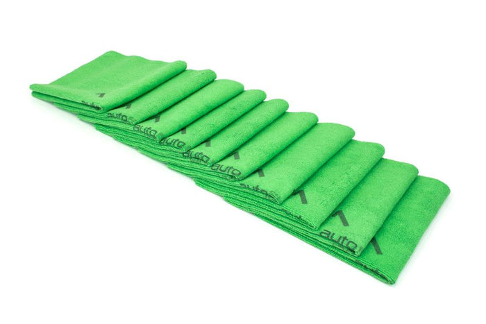 Autofiber [Quadrant Wipe] Microfiber Coating Leveling Towel (16 in. x 16 in.) 390 GSM - 10 pack