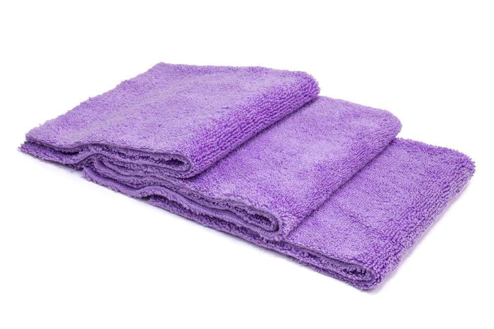 Autofiber [Detailer's Delight] Heavyweight Microfiber QD Edgeless and Final Wipe Towel (16 in. x 16 in., 550 gsm) 3 pack