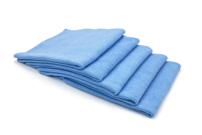  CARCAREZ Premium Microfiber Detailing Towels, 340 GSM Lint Free  Car Buffing Waxing Polishing Drying Towel, Pack of 6 (Blue) : Automotive